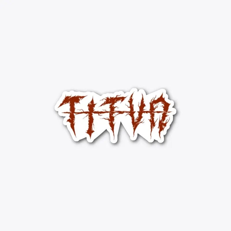 TITVN Red Die Cut Sticker