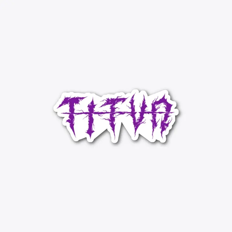 TITVN Purple Die Cut Sticker