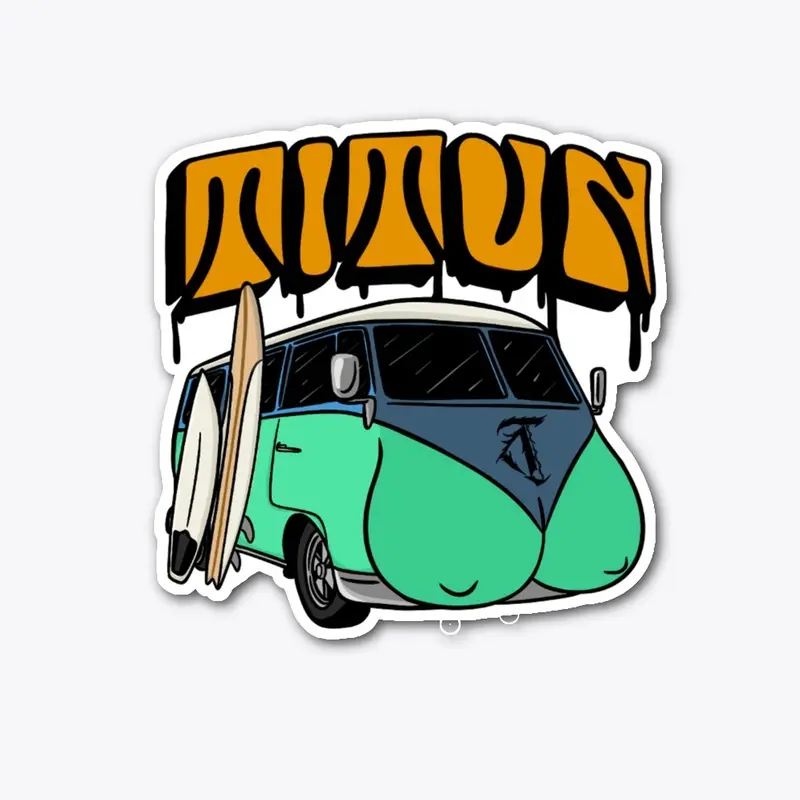 TITVAN SUMMER Die Cut Sticker